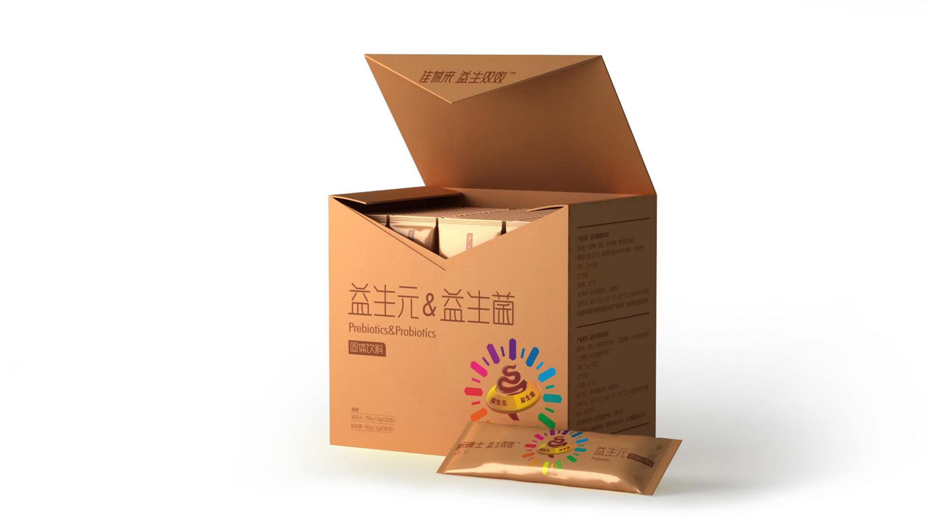 營(yíng)養(yǎng)品包裝設(shè)計(jì)直觀的功能展示可以刺激消費(fèi)者的購(gòu)買欲